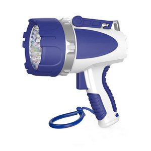 STARYNITE 3000 Lumen IP67 Rechargeable LED Handheld Searchlight Spotlight with USB Adapter Car Charger