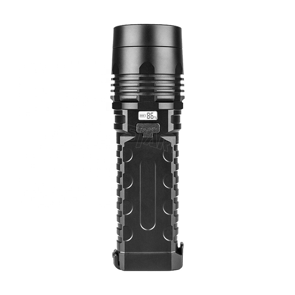 STARYNITE 780 lumen led tactical flashlight set with battery status indicator