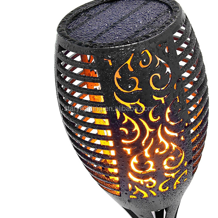 STARYNITE 96 led solar light garden flame flickering lamp torch