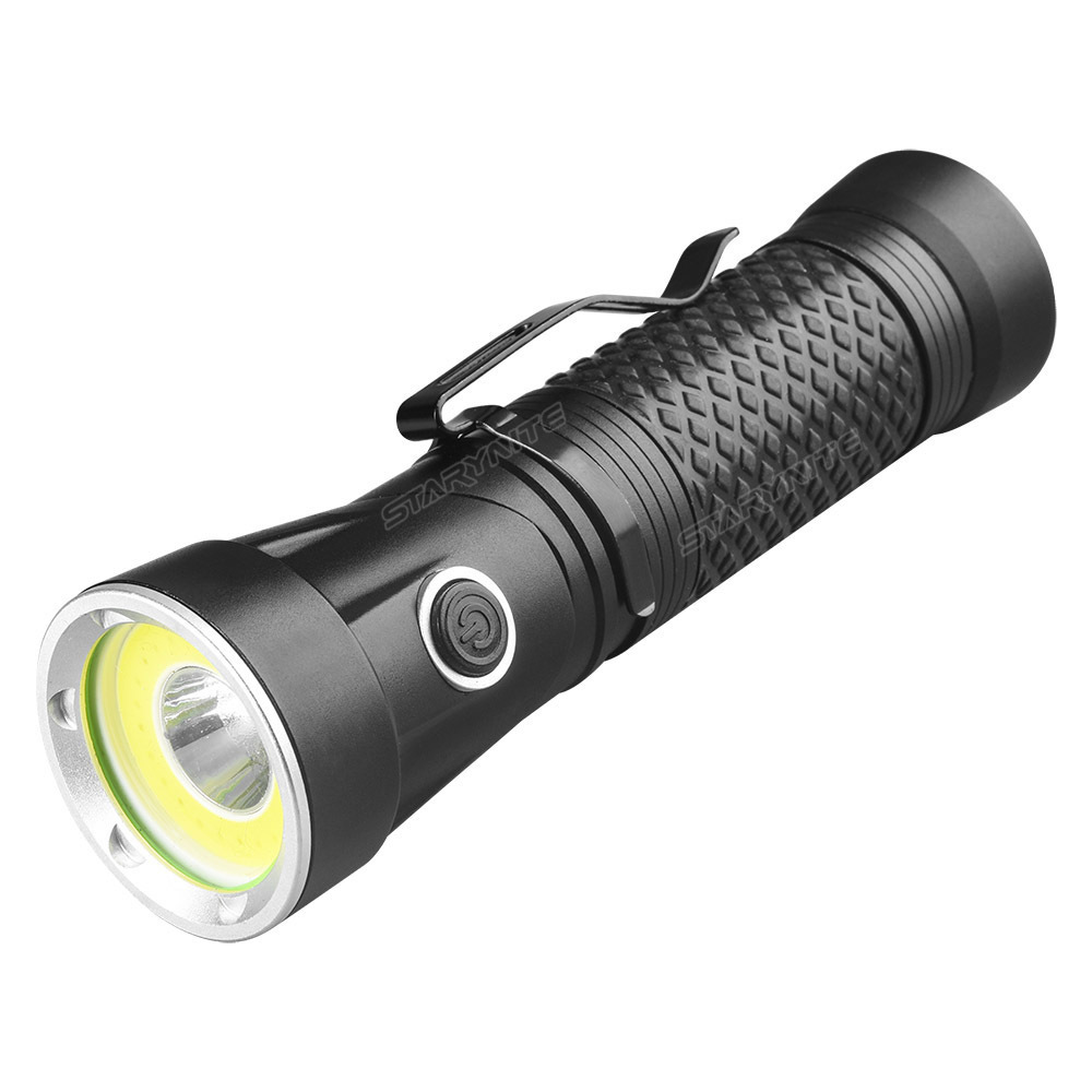 STARYNITE 4 in 1 versatile led cob multifunction tool emergency dimming nebo flashlight with 90 degree swivel rotating head