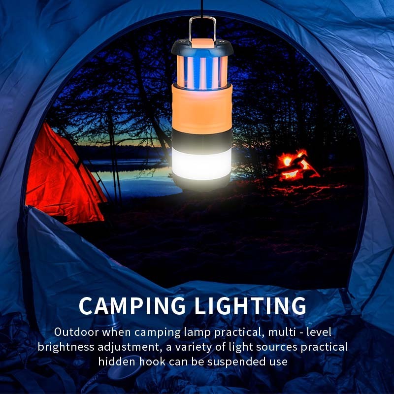 STARYNITE telescopic usb powered bug zapper camping battery operated uv light mosquito killer lamp electric shock insect trap