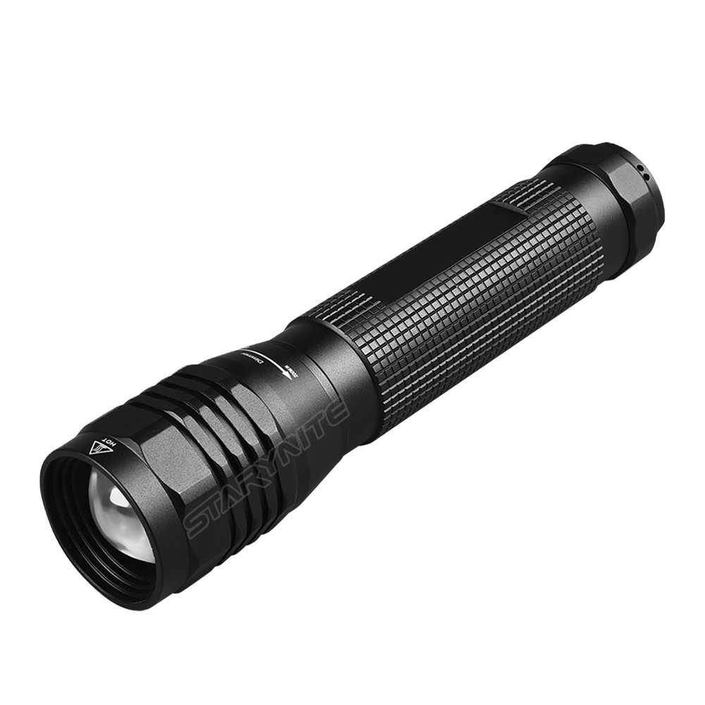 STARYNITE Hot Sales S3000 IP67 Tactical P8 Led Flashlight Powered by 4 AA Batteries