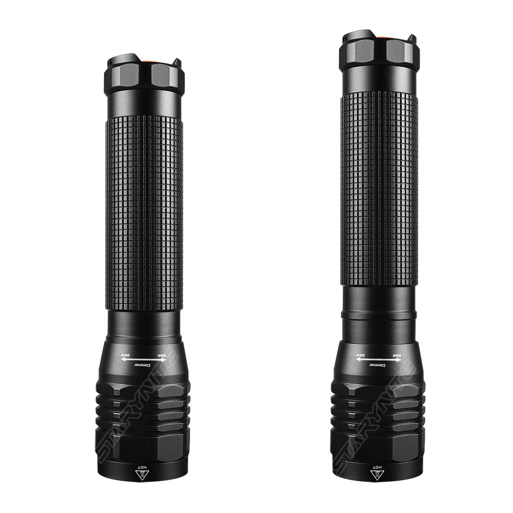 STARYNITE Hot Sales S3000 IP67 Tactical P8 Led Flashlight Powered by 4 AA Batteries