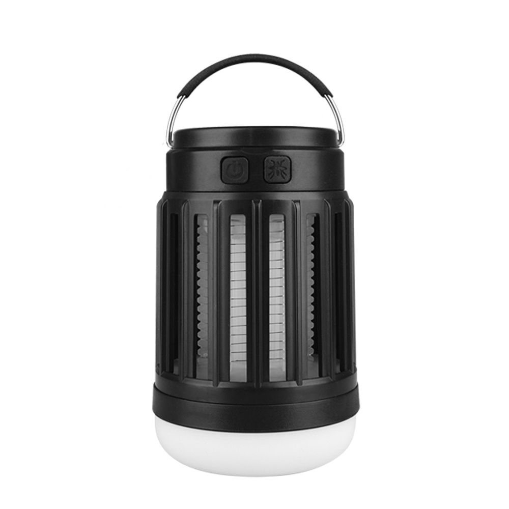 STARYNITE solar power anti mosquito insert killer trap lamp electric bug zapper with led camping lantern tent light