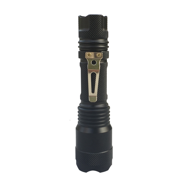 STARYNITE 5 modes 18650 battery aluminum led tactical flashlight power highlight micro mini pocket torch with clip