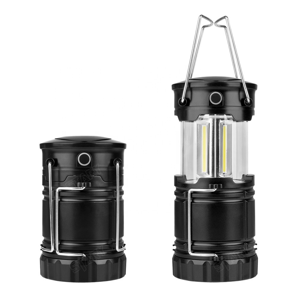 STARYNITE portable pop up cob camping lantern and led flashlight survival light for hiking reading power outage