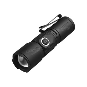 STARYNITE Aluminum EDC Small Pocket 16340 Battery XHP50 500 Lumen Rechargeable Led Flashlight 4 Modes