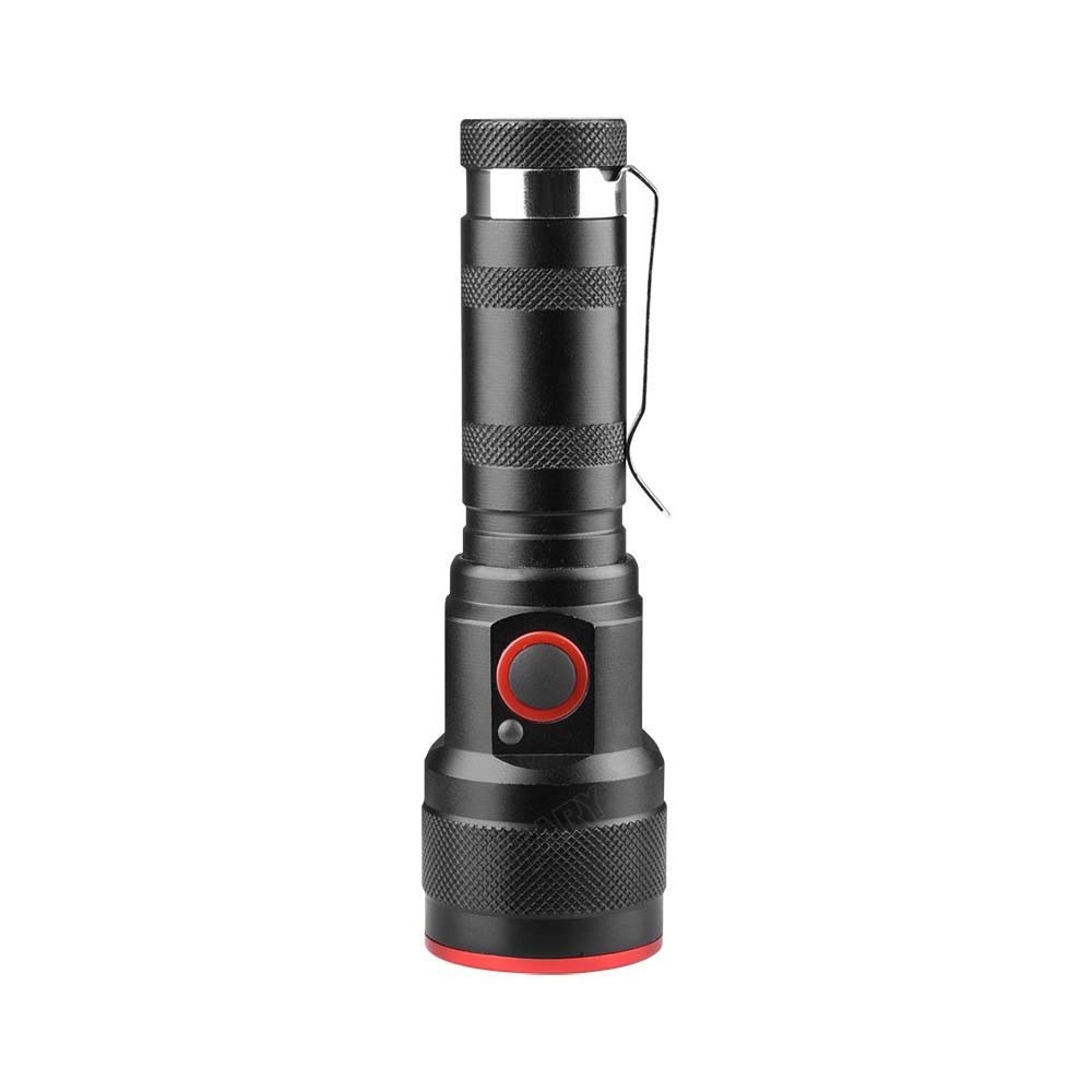 STARYNITE high quality mini charging torch small flat tactical portable led flashlight with micro usb