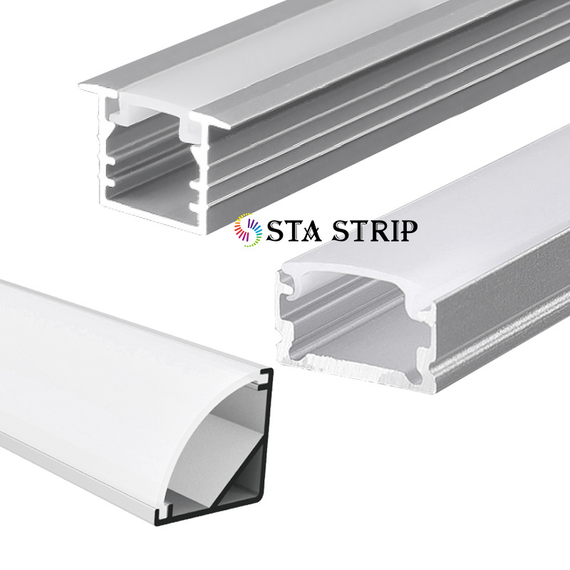 Ceilings Linear Lights Led Strip Aluminium U Channels For Wood Or Stone Pc Decoration Anodized Square Aluminum Alloy Led Profile