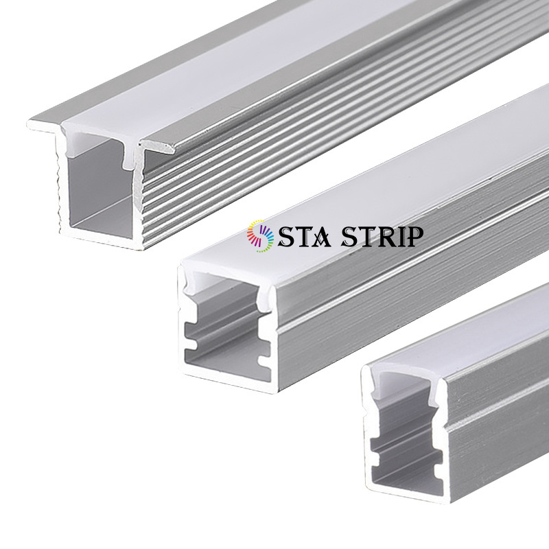 Ceilings Linear Lights Led Strip Aluminium U Channels For Wood Or Stone Pc Decoration Anodized Square Aluminum Alloy Led Profile