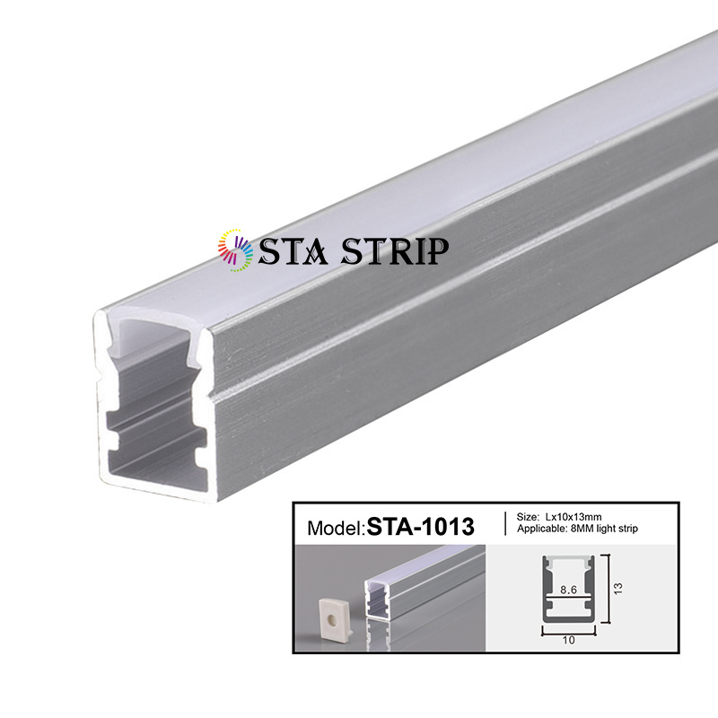 High Quality LED Strip Light Aluminum Profile Ceiling Small 8mm Wide Mount Slim Led Strip Aluminium Profile Cabinet Light