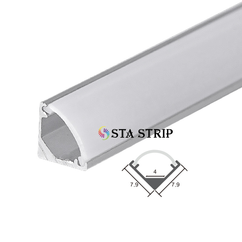 LED Strip Light Extrusion 90 Degree Angle Black Led Aluminum Profile Led Aluminum Profile Channel,Cabinet Lamp Aluminum Profile