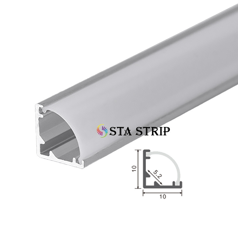 LED Strip Light Extrusion 90 Degree Angle Black Led Aluminum Profile Led Aluminum Profile Channel,Cabinet Lamp Aluminum Profile