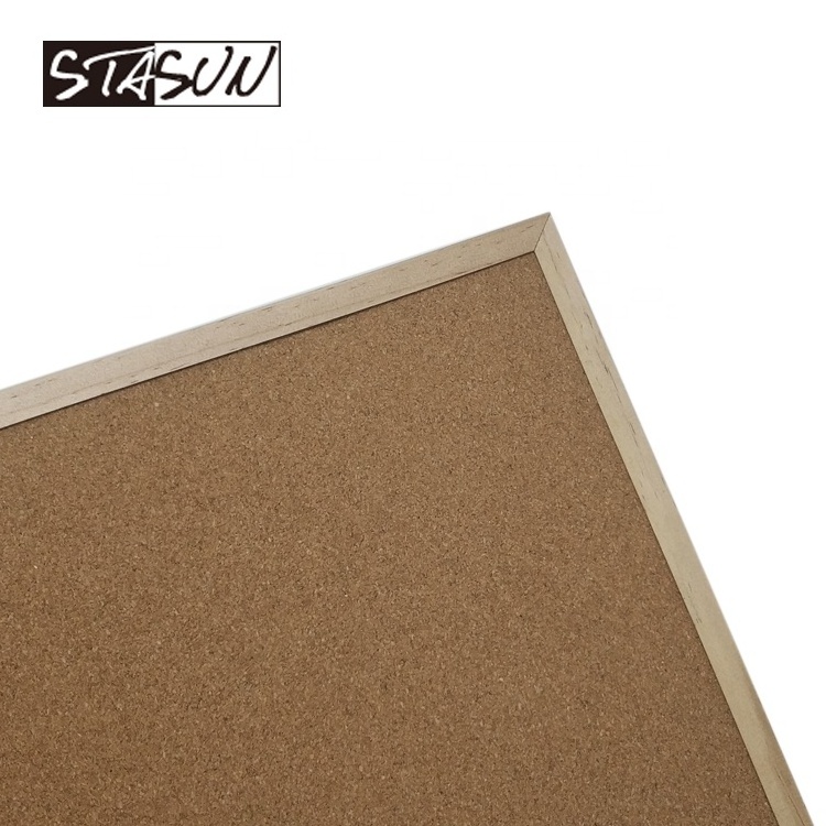 STASUN Popular Top Sell Wooden Frame Pin Bulletin Cork Board Notice Board