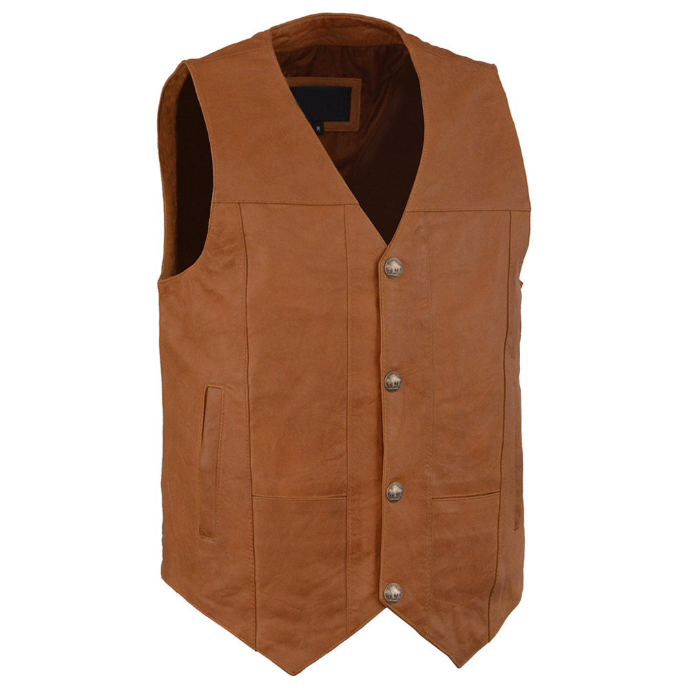 Classic Suede Cowboy Vest With Fringe | Fringe Vest Leather Brown Suede Cowboy Vests Western Style