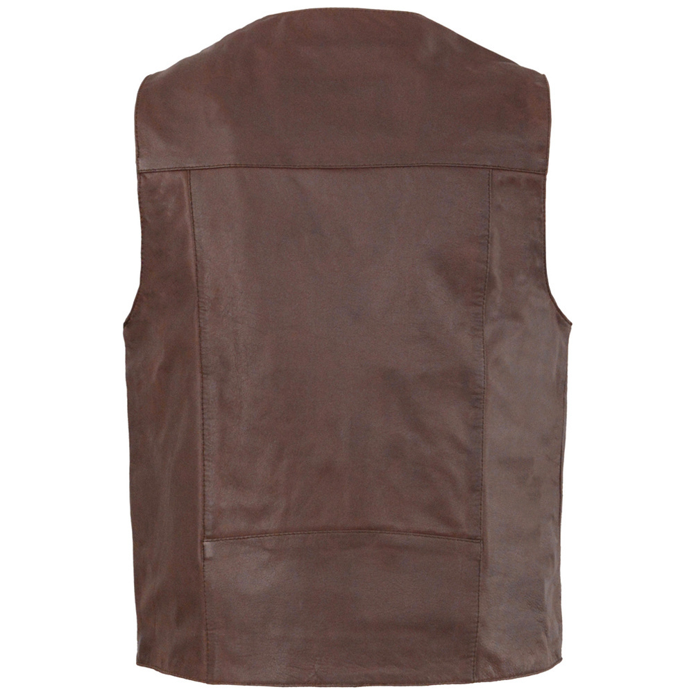 Classic Suede Cowboy Vest With Fringe | Fringe Vest Leather Brown Suede Cowboy Vests Western Style