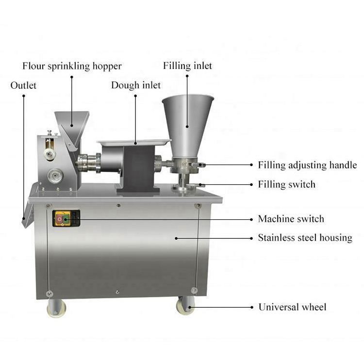 Excellent quality Automatic automatic electricity dumpling skin machine for