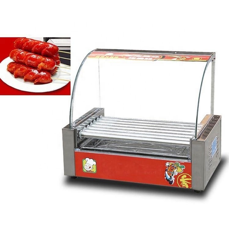 Sausage Grill Machine/Commercial hot dog warmer making machine for roasting sausage