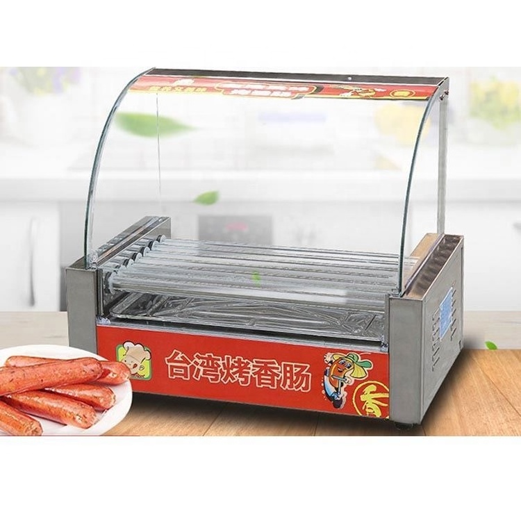 Sausage Grill Machine/Commercial hot dog warmer making machine for roasting sausage