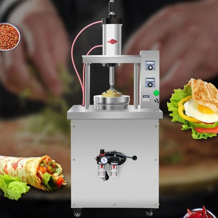 Paratha Naan Pizza Crust Make Machine Automatic Arabic Bread Maker Pita Bread Production Line for Home Best quality