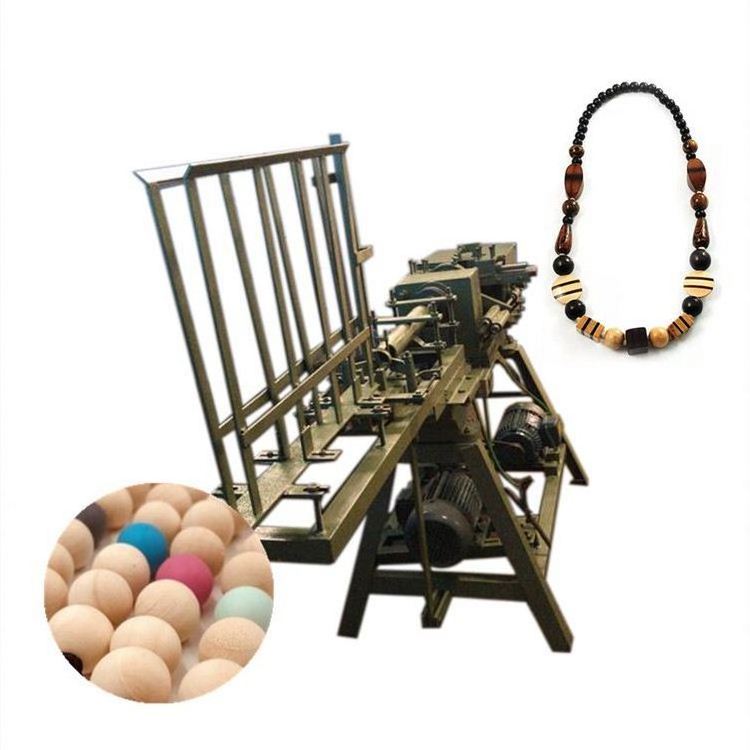 hot selling line wood Abacus bead making machine wood beads carving shaping machine