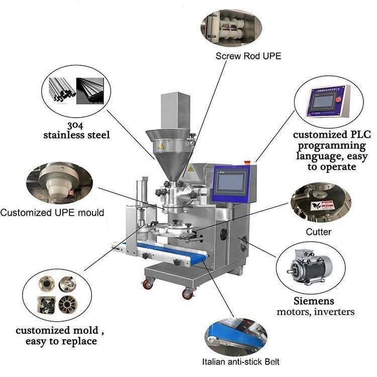 Momo Dumpling Stuffed Forming Machine Maker Large Automatic Pierogi Wonton Gyoza Make Machine Newly listed