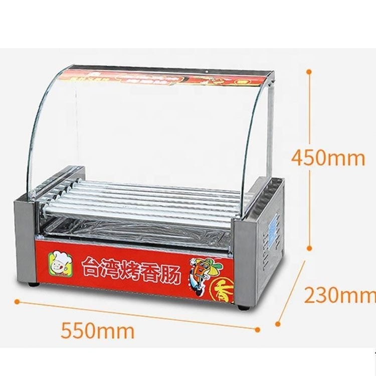 Sausage Grill Machine/Commercial hot dog warmer making machine for roasting sausage