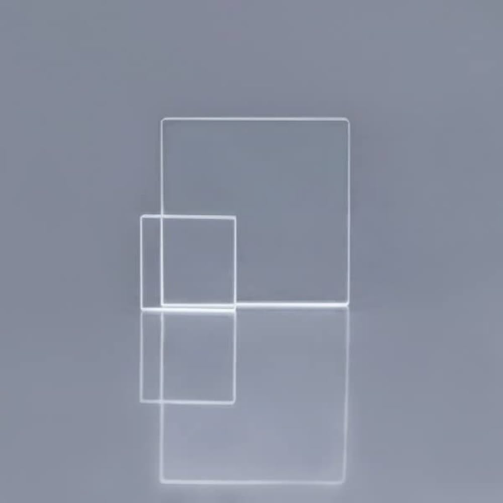 1-3mm thickness high transmittance quartz glass plate sheet quartz window lens