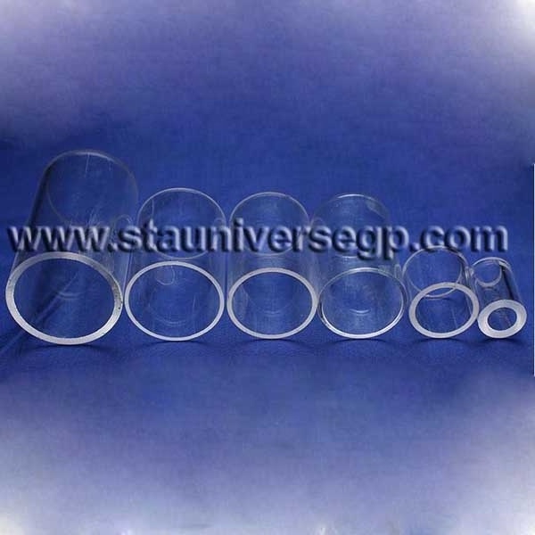 STA top quality large diameter quartz pipe for furnace