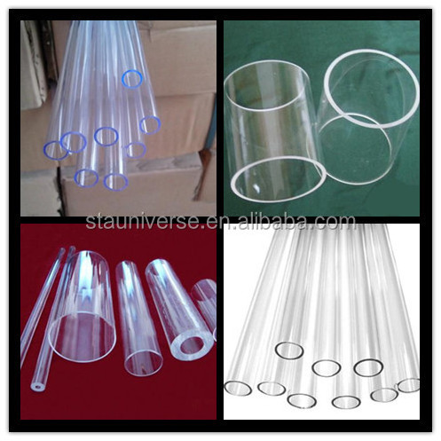 STA high temperature top quality quartz glass test tube for making oil burner pipe