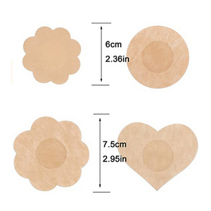 Sexy Disposable Adhesive Breast Nipple Cover Sticker Bra Pad Patch Disposable Breathable Satin Nipple Cover