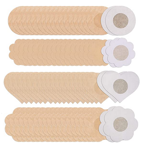 Sexy Disposable Adhesive Breast Nipple Cover Sticker Bra Pad Patch Disposable Breathable Satin Nipple Cover