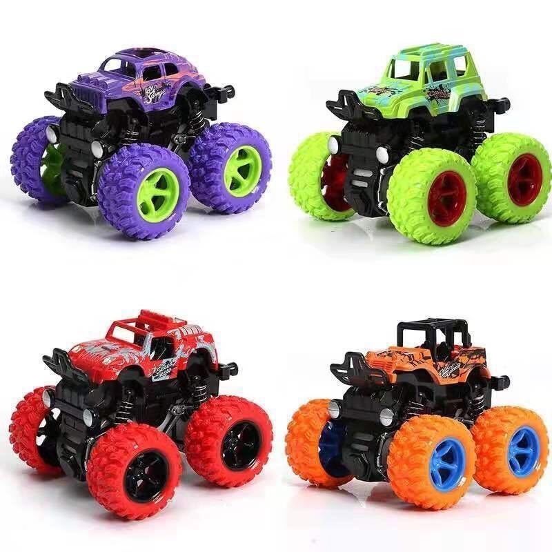 Customizable New toys kids cars Inertial Off-Road Vehicle Plastic Big Wheel Toy mini car kids toy vehicles