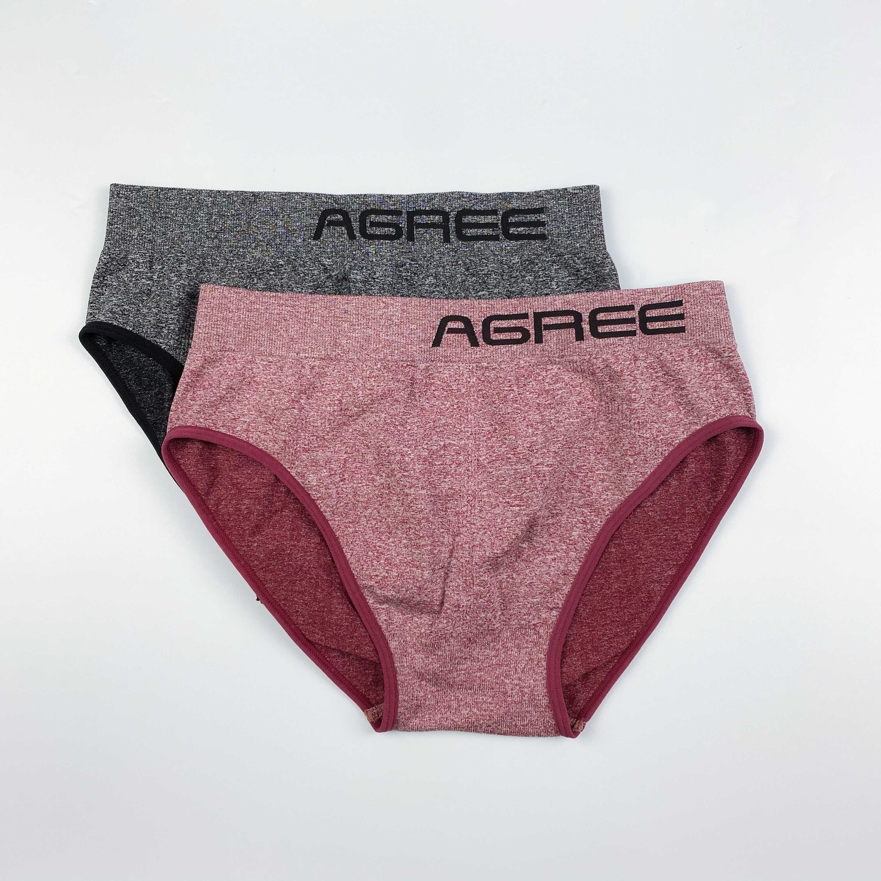 S001 OEM custom logo melange mixed color boxer briefs seamless briefs for men's underwear