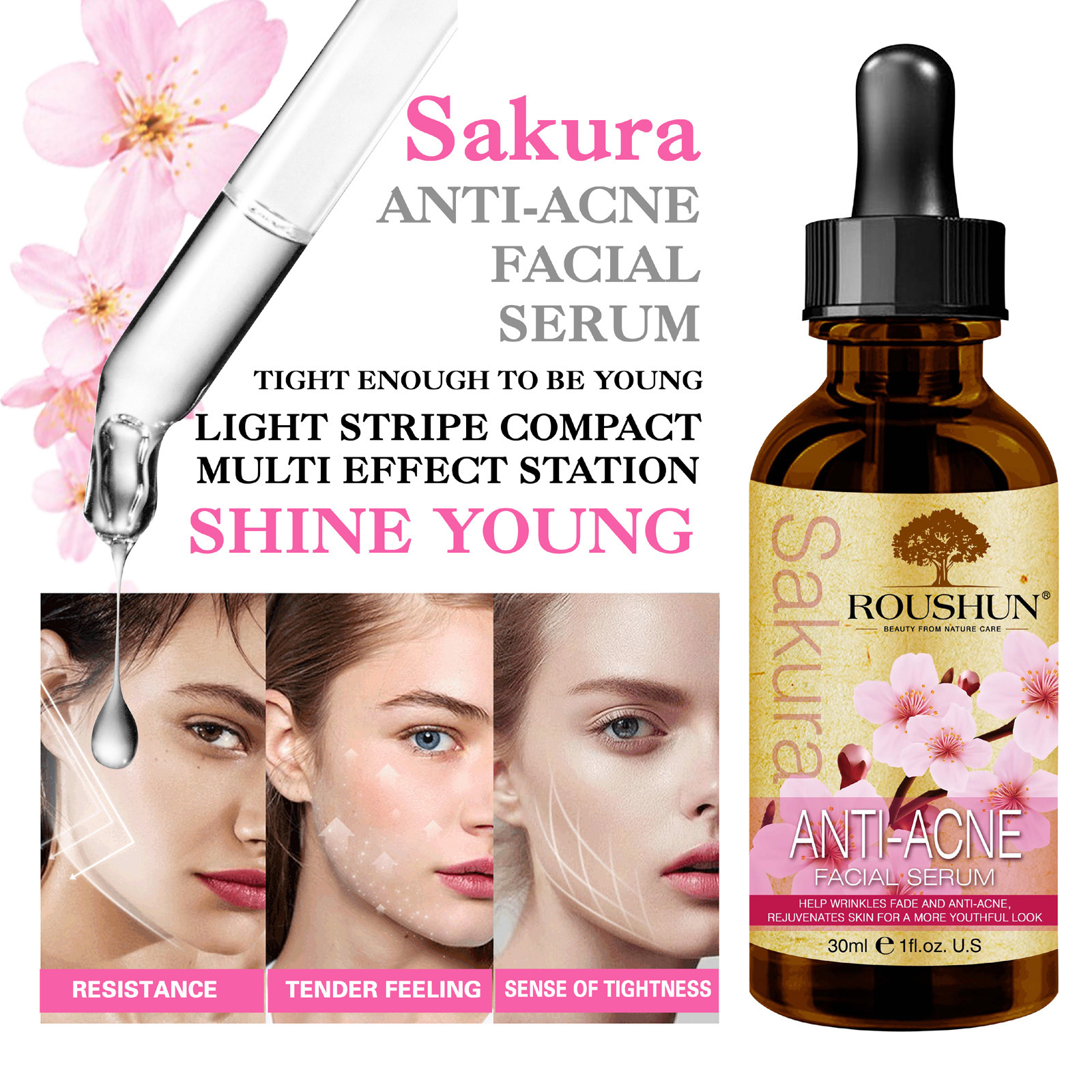 ANTI -   ACNE    Facial serum   Sakura serum