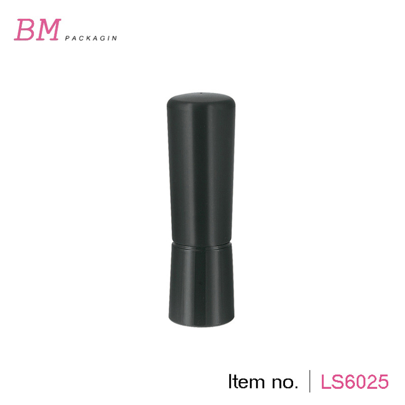 unique shape empty black lip balm tubes,glue stick tube,fat lipstick tube