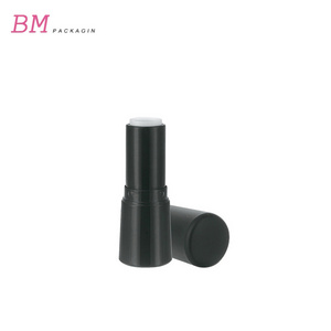 unique shape empty black lip balm tubes,glue stick tube,fat lipstick tube