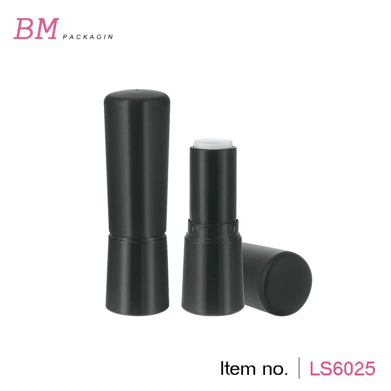 unique shape empty black lip balm tubes,glue stick tube,fat lipstick tube