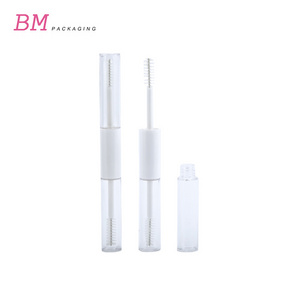 mini lash brushes transparent dual ended eyeliner empty mascara tube mascara 2 steps container