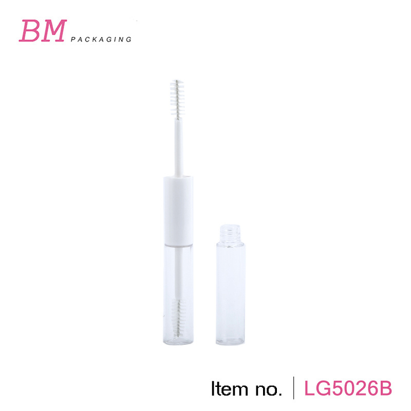 mini lash brushes transparent dual ended eyeliner empty mascara tube mascara 2 steps container