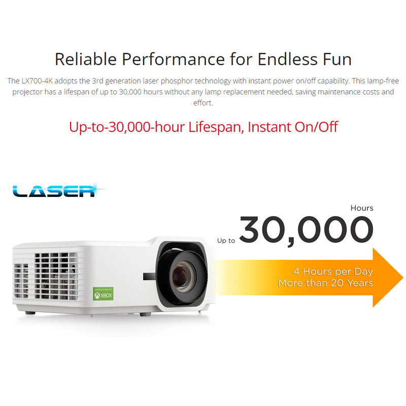 Viewsonic 4K Laser Projector LX700-4K 0.65