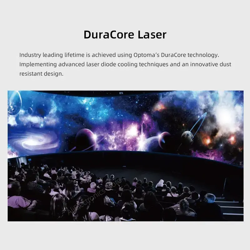 Optoma Ultra-Bright Laser Professional Projector CUL60T 6000 Lumens LAN Control Full Lens Shift WUXGA 3D Cinema Theater Beamer