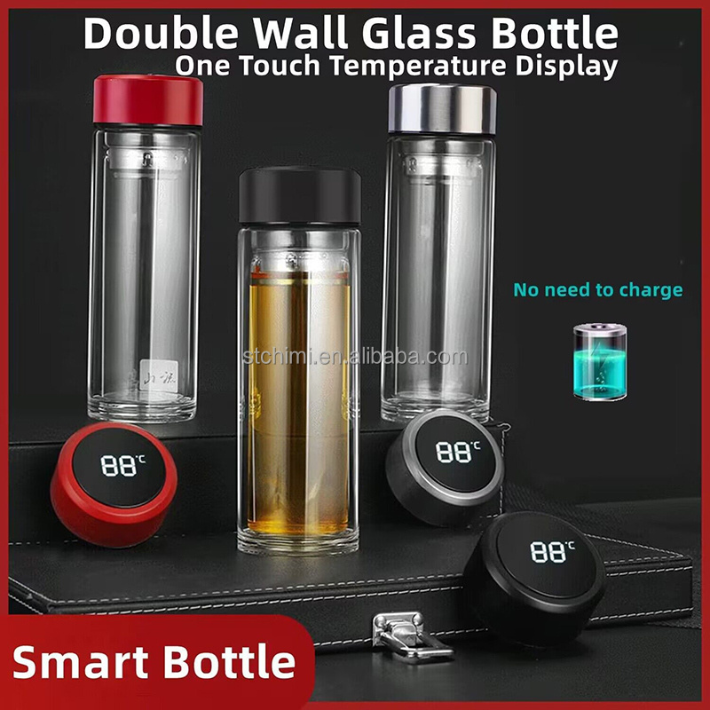 10000mAh power bank&notebook&umbrella&32GB USB flash drive &pen&temperature display glass bottle corporation gift set