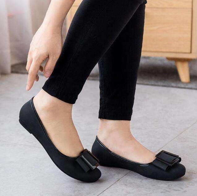 Spring Autumn Stnm Wholesale Foldable Soft Buckle Design Loafer Ballet Flats Loafers Women Shoes For Women Flat Girls Ladies