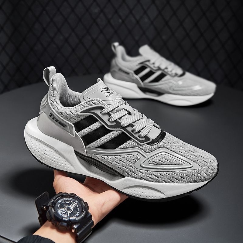 New arrive sneakers men  custom black  joggers shoes sneakers for men comfortable platform shoes