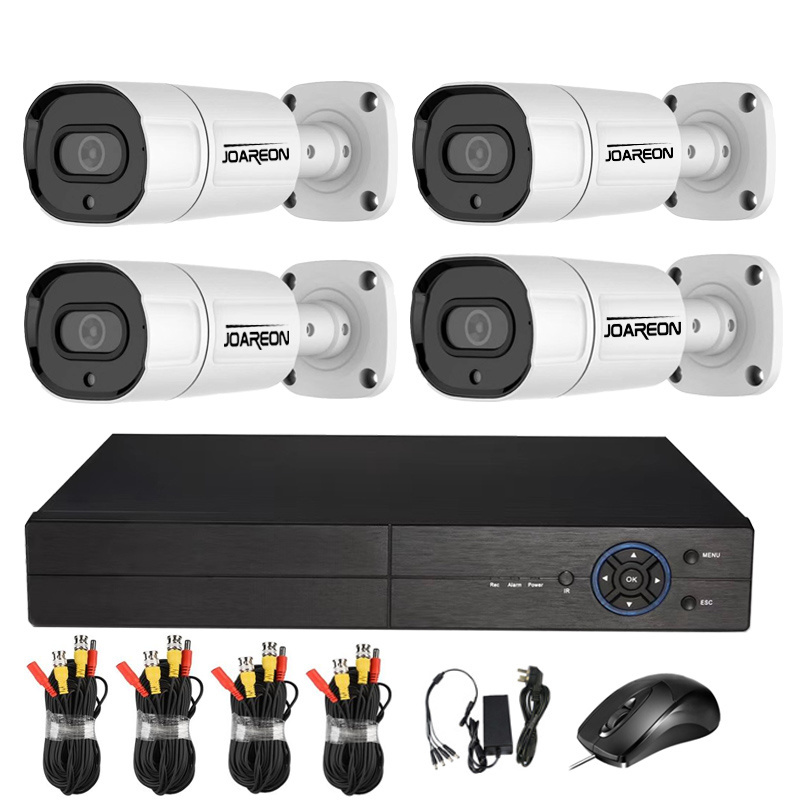 Home Security CCTV System 4ch Full HD Outdoor Waterproof Camera DVR Kit Combo Cctv Camera Kit