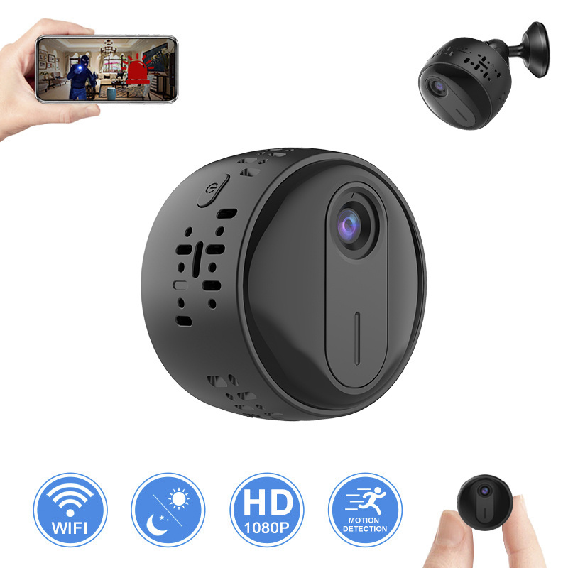 2MP 150 Angle Nanny Cam HD1080P Smart Wifi Night Vision Small Wireless V380pro App Battery Camera