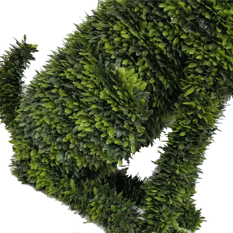 Wholesale Artificial Boxwood Topiary Dog Animals Topiary Wire Frame For Garden Decoration