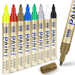 Popular 8-color optional color paint pen does not drop paint tire marker DIY waterproof