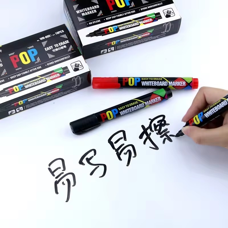 High quality school office colorful wipe clean markers pen sets refillable erasable whiteboard marker